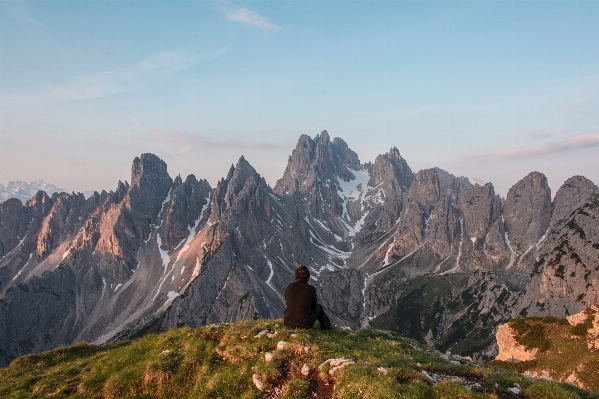 Man landscape rock wilderness Photo