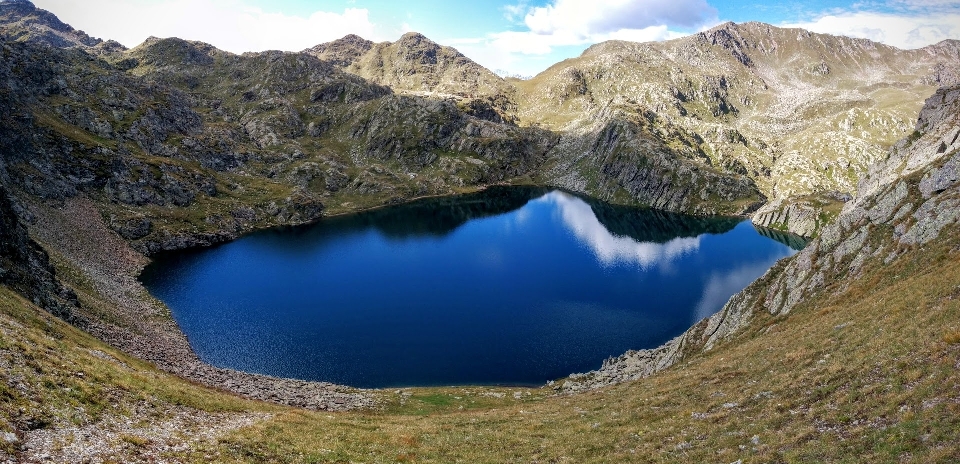 Krajobraz natura horyzont pustynia
