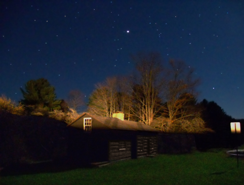 Luz cielo noche estrella