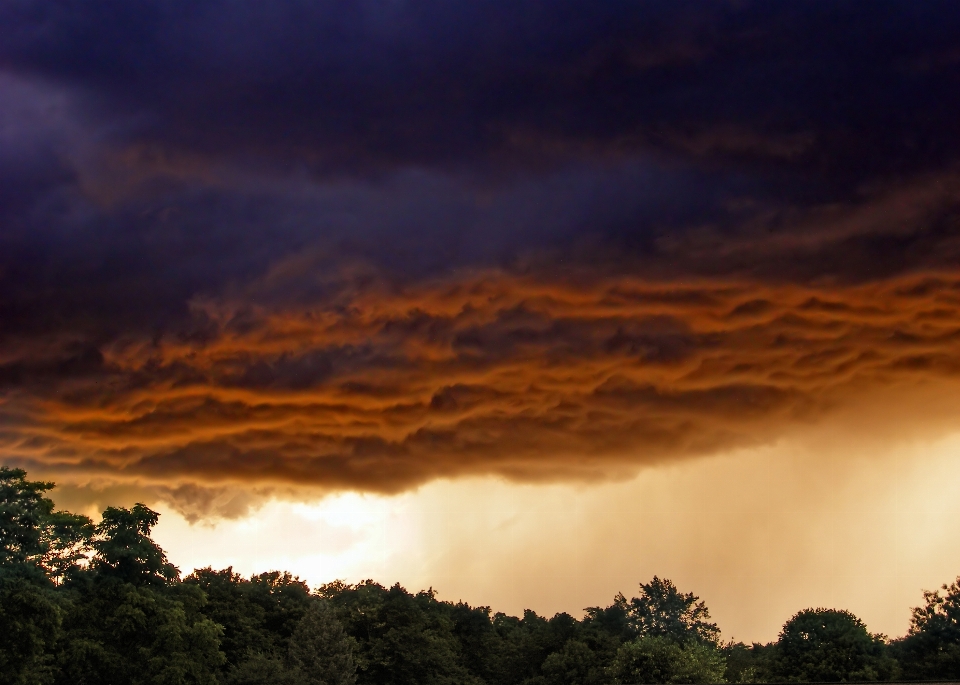 Wolke himmel sonnenuntergang feld