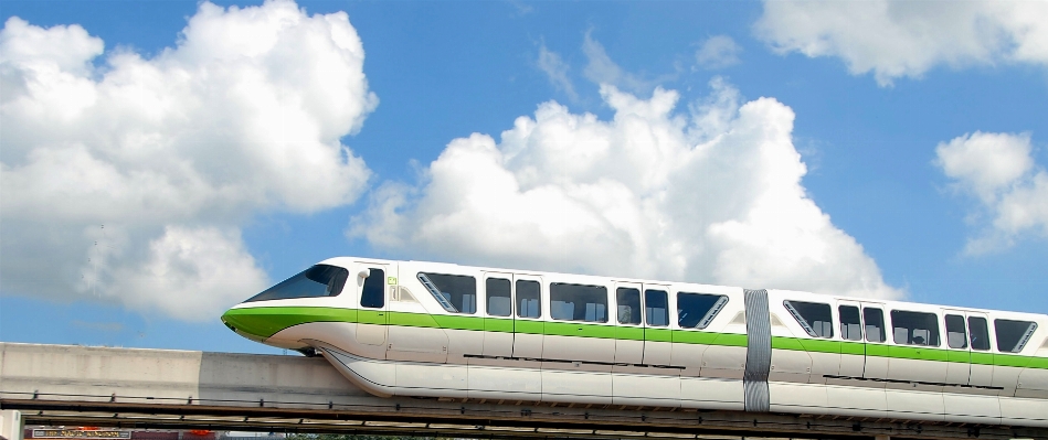 Sky track train motion Photo