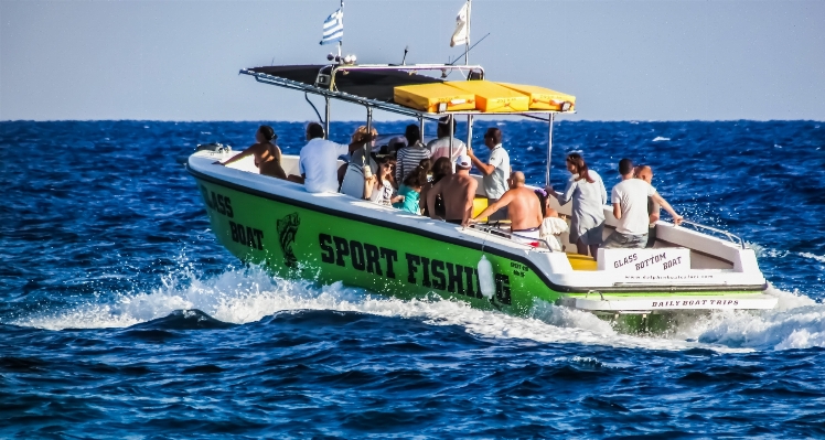 Sea boat adventure summer Photo