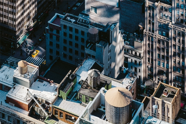 スカイライン 街 屋上
 建物 写真