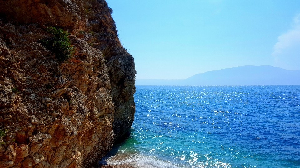 Beach landscape sea coast