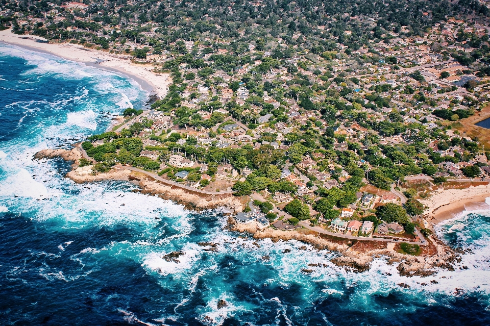 Praia mar costa areia