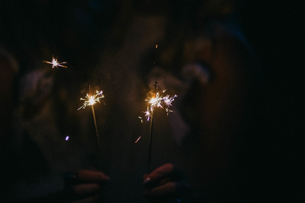 Person light night flower Photo