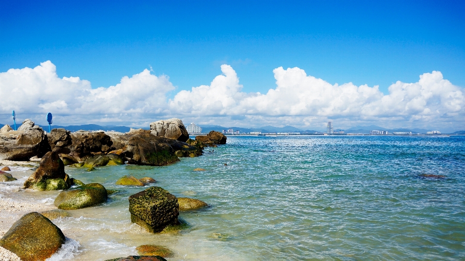 Pantai lanskap laut pesisir