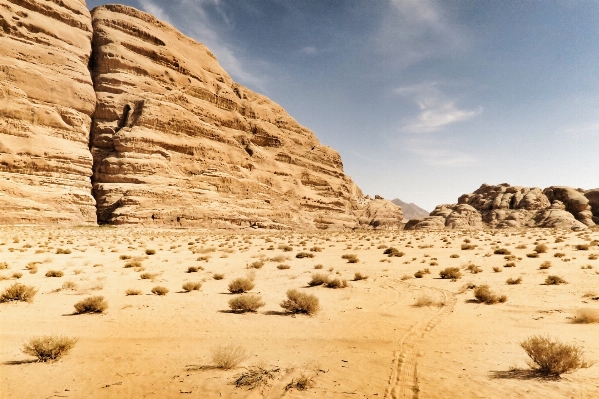 Landscape sand rock arid Photo