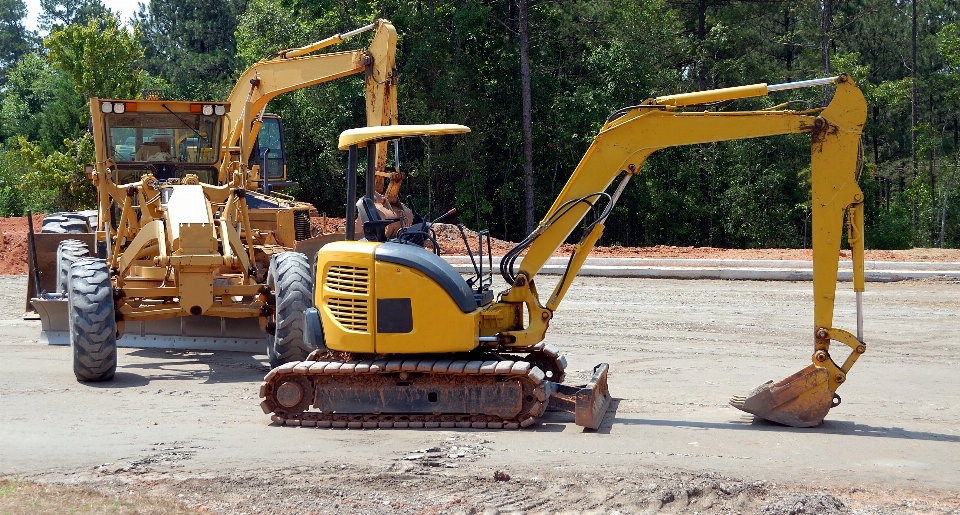 Work sand road ground