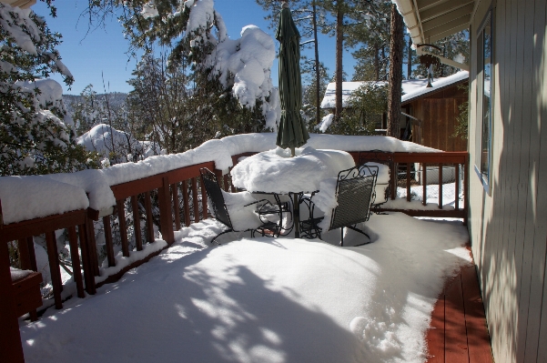 Schnee winter heim wetter Foto