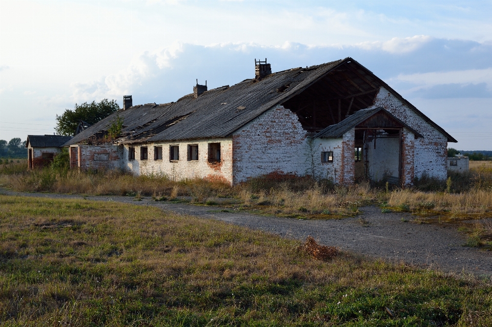 Farm house building barn