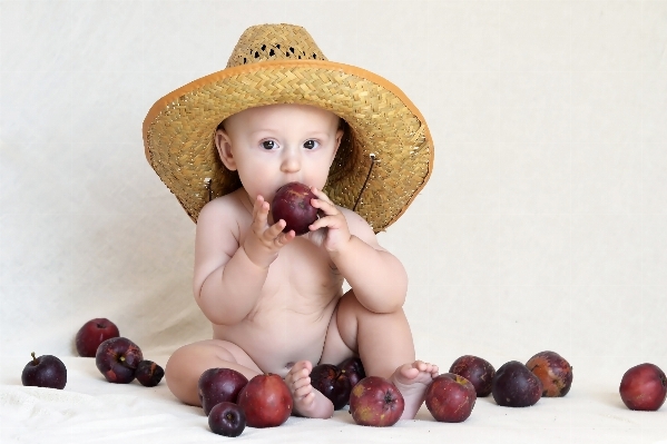 People kid food produce Photo