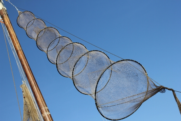 Fence sky wind line Photo