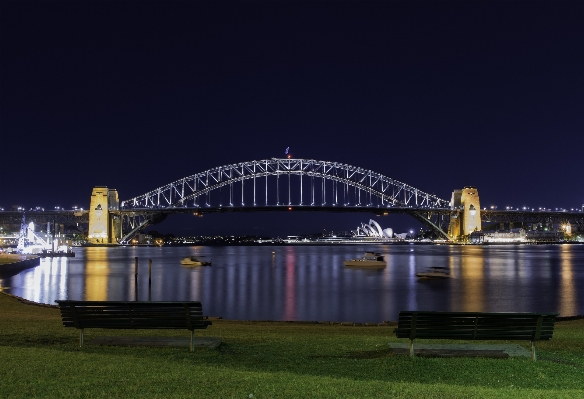 Foto Paisagem criativo estrutura ponte