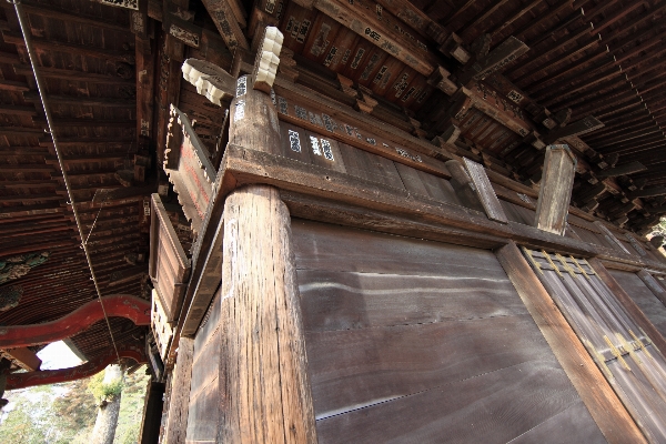 Wood roof building beam Photo