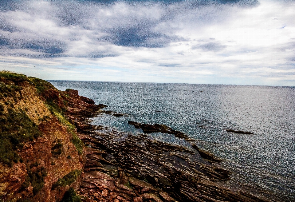 Beach landscape sea coast