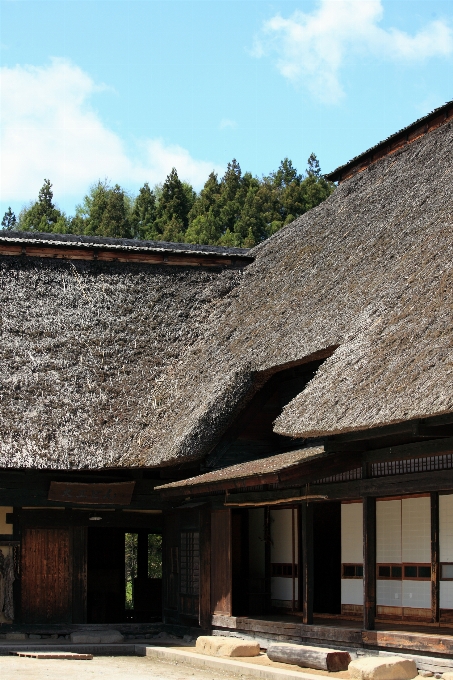 Die architektur holz bauernhof haus