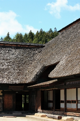 Architecture wood farm house Photo