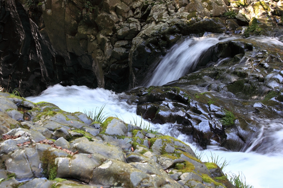 Water nature rock waterfall