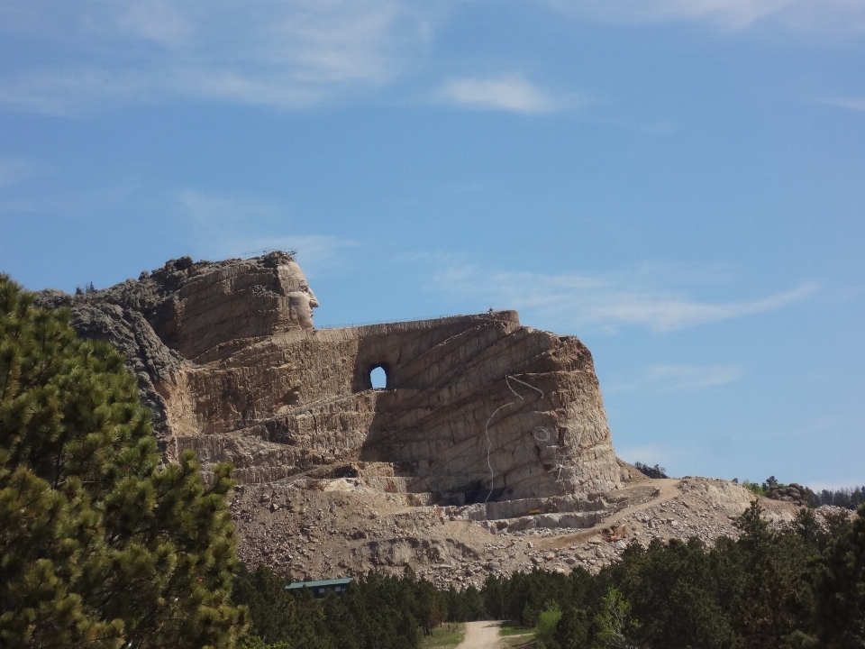 Landscape rock mountain monument