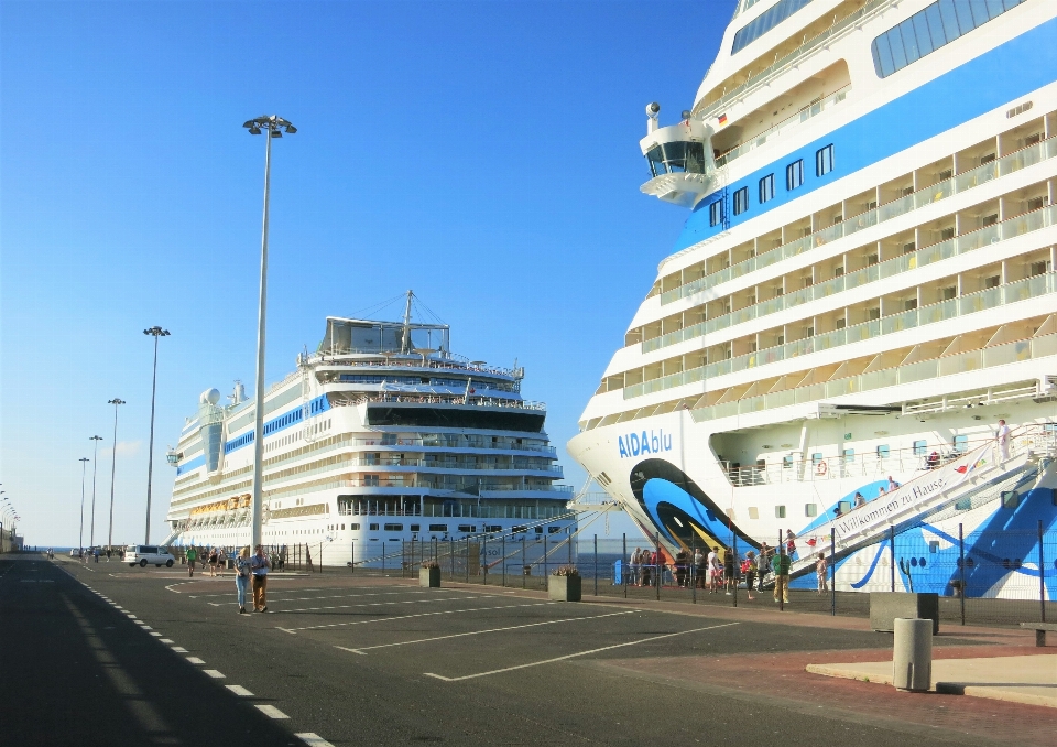 Dock promenade schiff gehweg