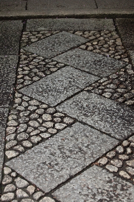 Road sidewalk floor cobblestone Photo