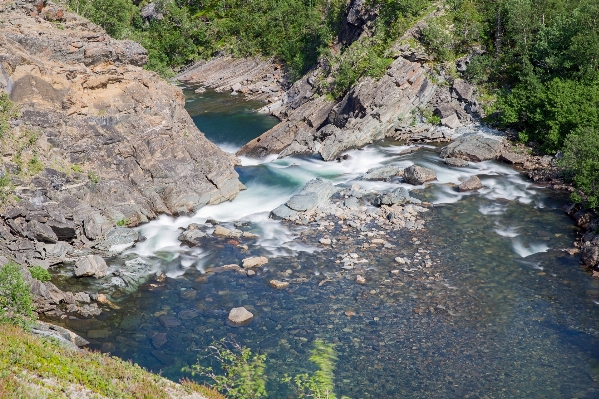 Foto Paesaggio acqua natura cascata