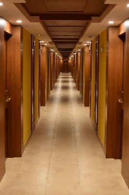 Architecture wood floor perspective Photo