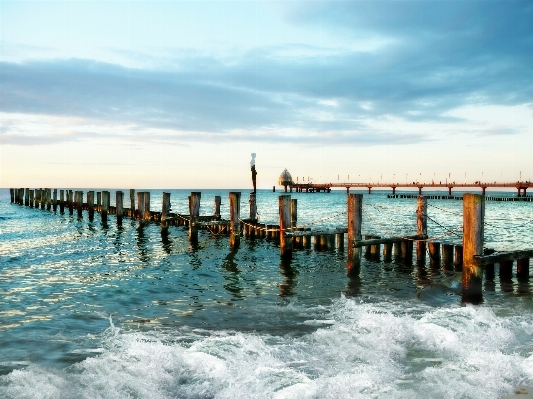 Foto Pantai laut pesisir air