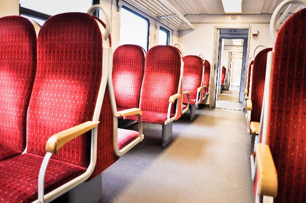 Railway wagon interior travel Photo