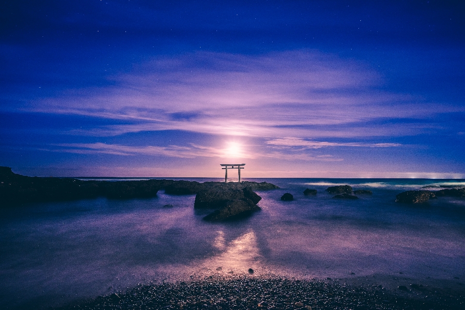 Sea coast ocean horizon