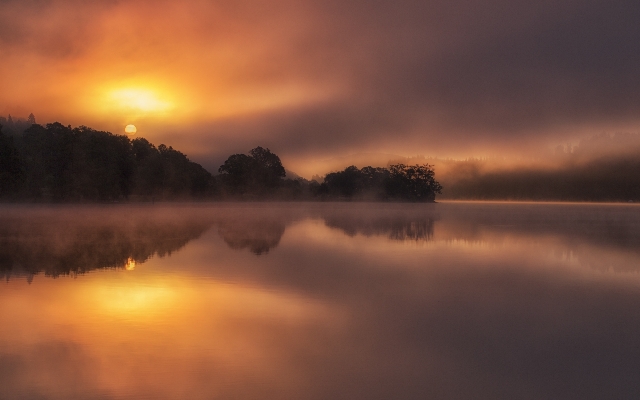 Nature cloud sun fog Photo