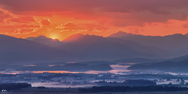 Landscape horizon mountain cloud Photo