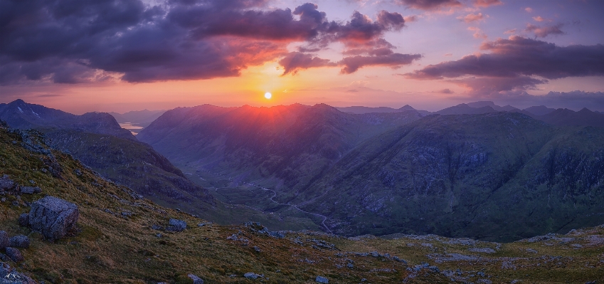 Landscape wilderness mountain cloud Photo