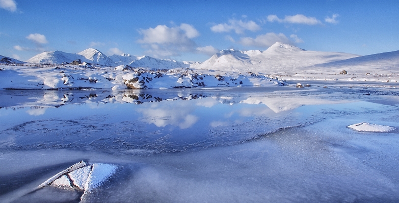 Landscape mountain snow winter Photo