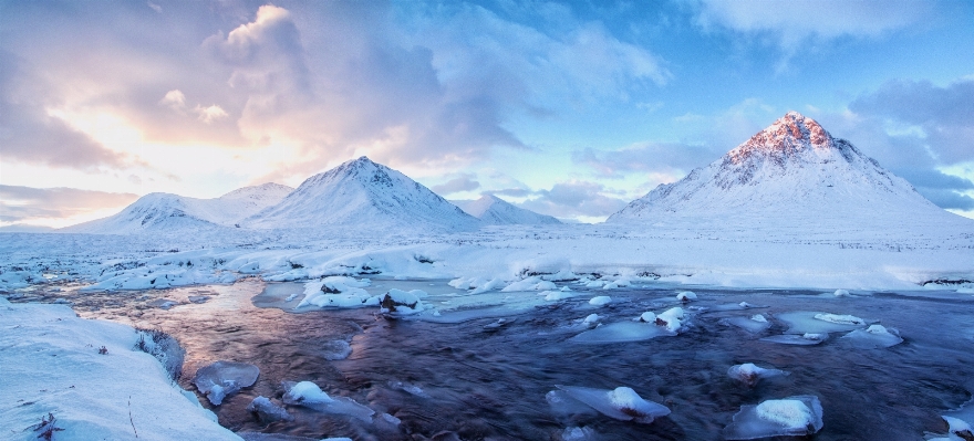 Foto Paisagem montanha neve inverno