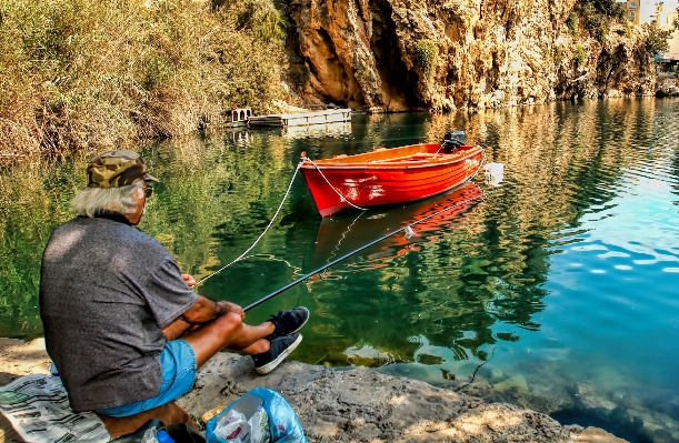 Wilderness boat river canoe Photo