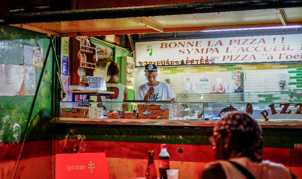 Rua restaurante bar comida