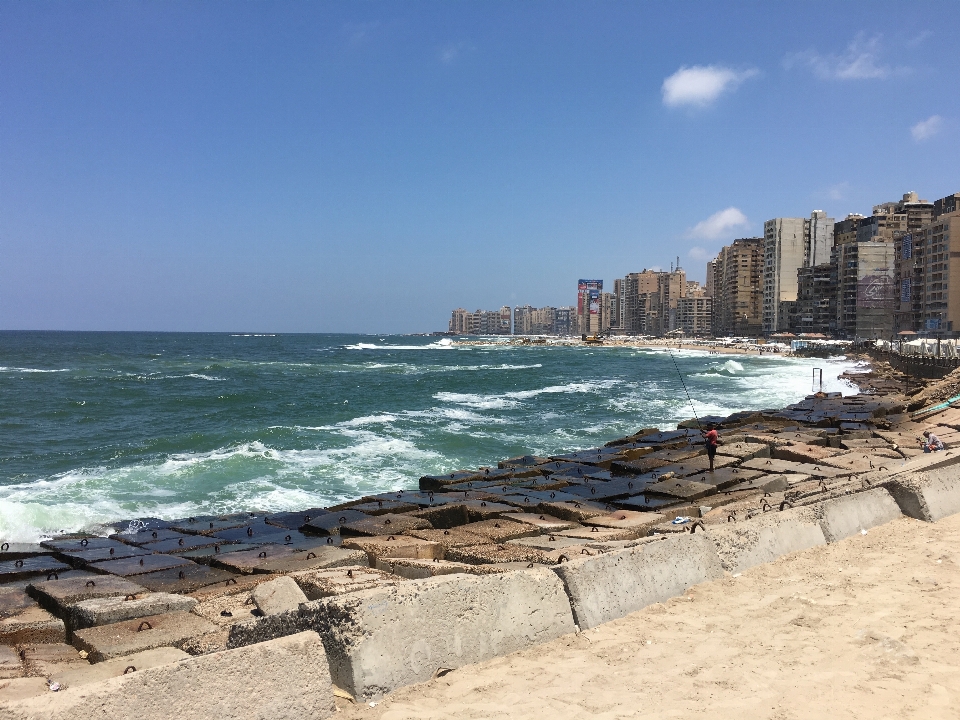 Playa mar costa océano