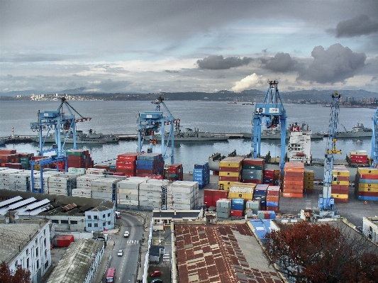 Sea dock cityscape transport Photo