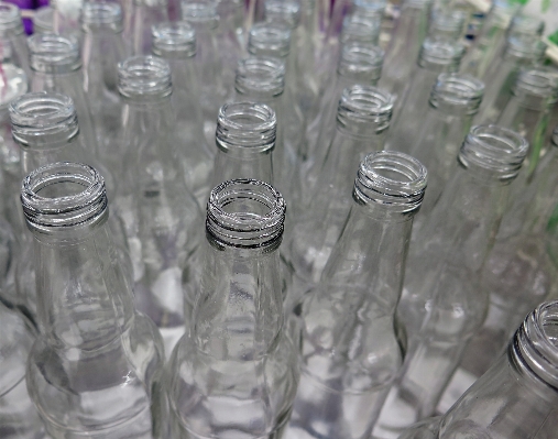 Glass clear drink bottle Photo