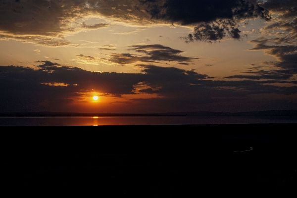 Sea ocean horizon cloud Photo