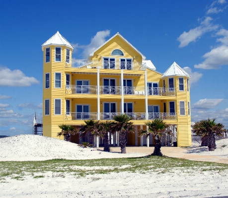 Beach coast architecture sky Photo