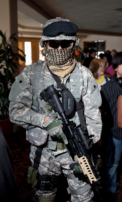 Person military soldier army Photo