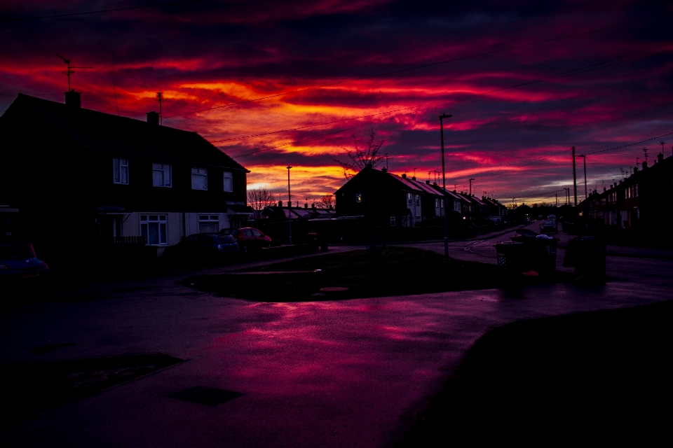 Lumière ciel lever du soleil coucher de