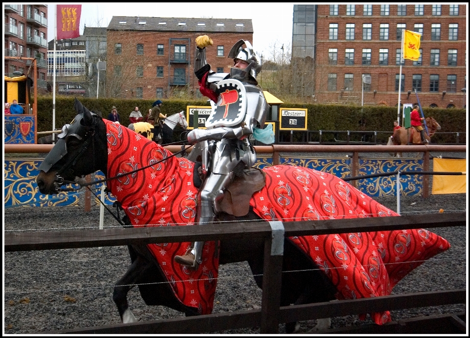 Horse leeds festival knight