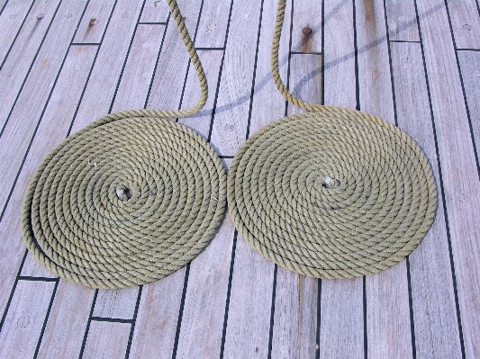 Sea rope deck wood Photo