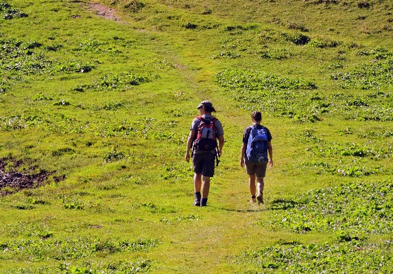 自然 荒野
 ウォーキング 山 写真