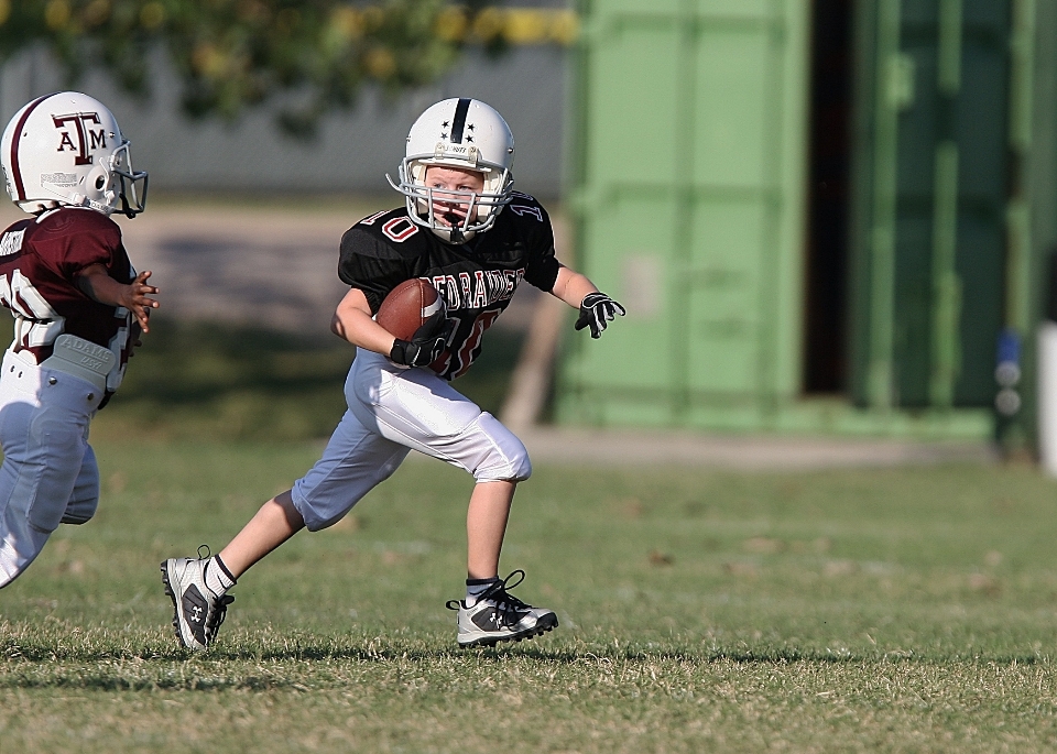 Herbe sport jeu enfant