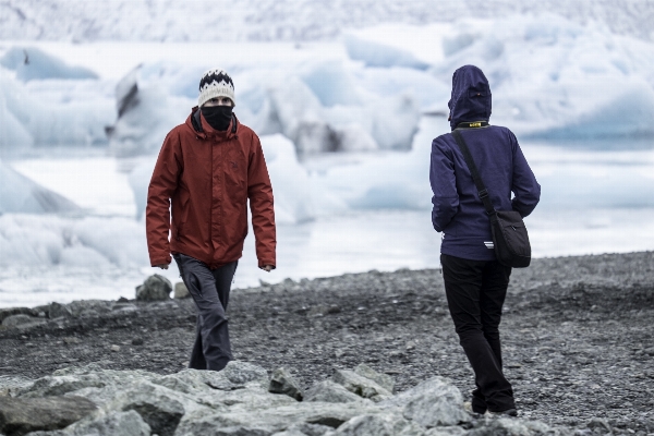 Walking snow winter travel Photo